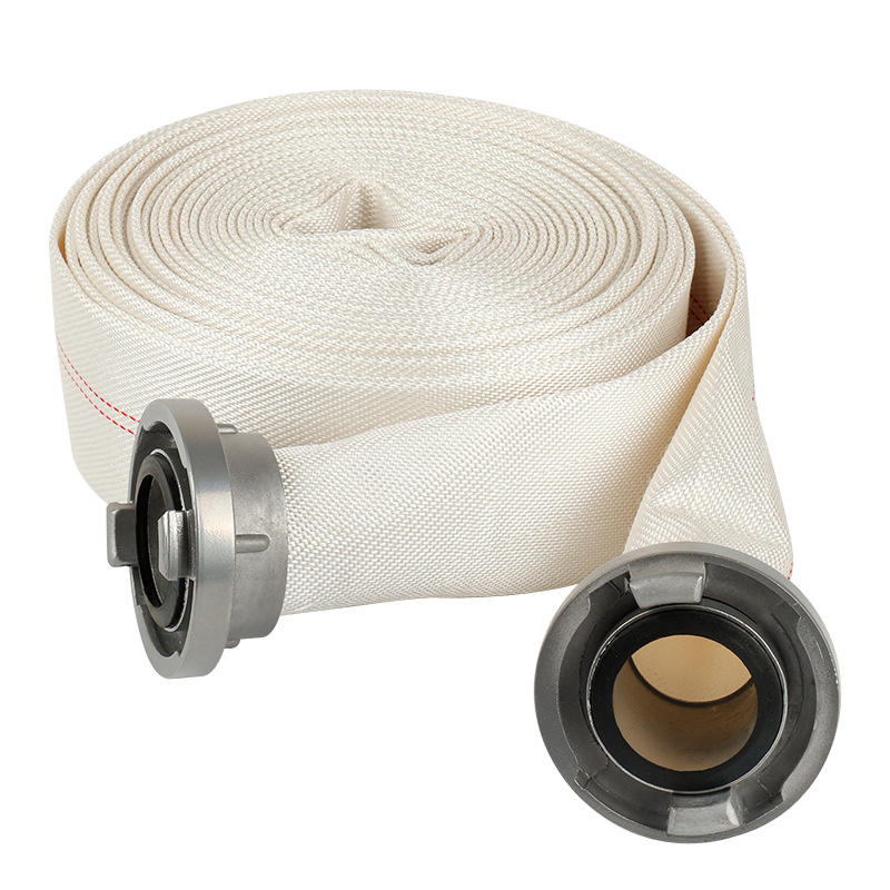 Fire Fighting Polyester Lined Polyester Jacket Hydrant Fire Hose 2 Inch 20m 8 Bar