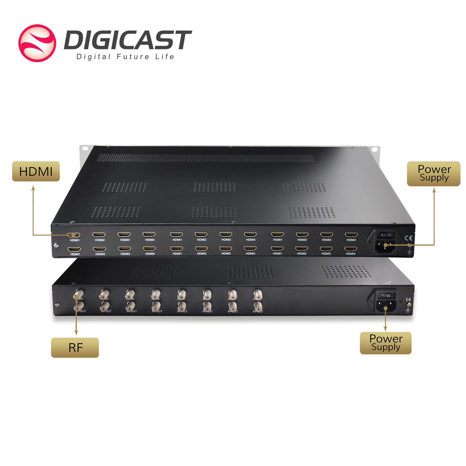 Hotel HD Video TV Digital RF Modulator DVB-T DVB-C ATSC CATV Headend  HD RF Modulator Encoder Modulator