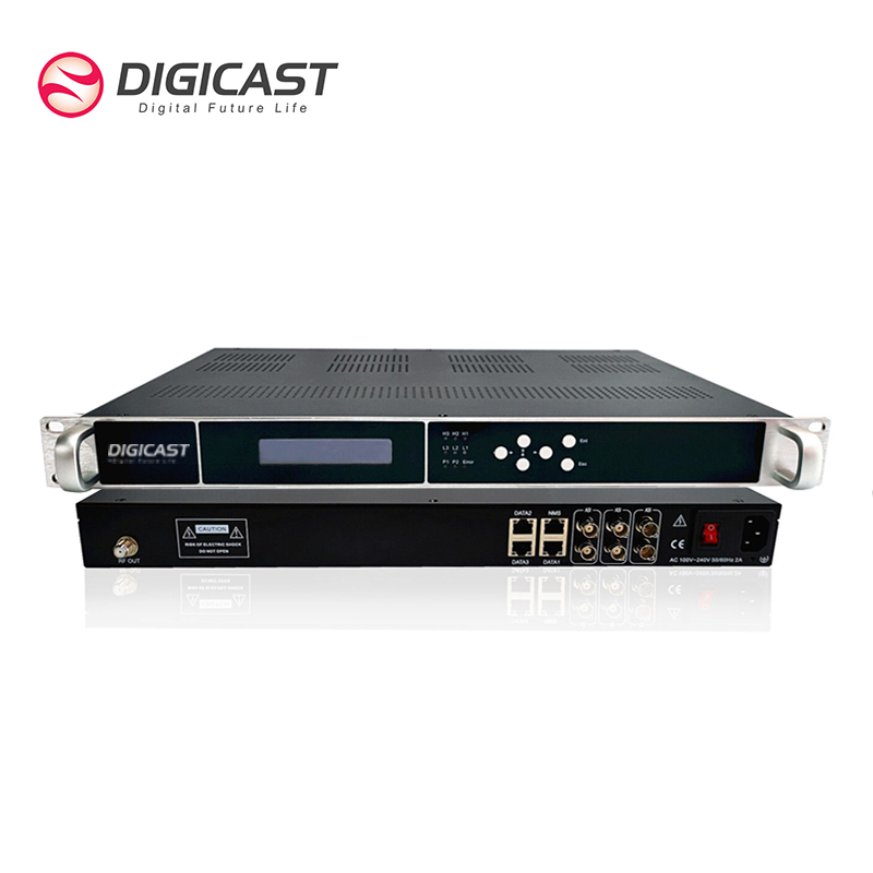 DMB-5100E TV Broadcasting Multi Channel CATV IP QAM Cable TV Digital Modulator IP To RF Modulator