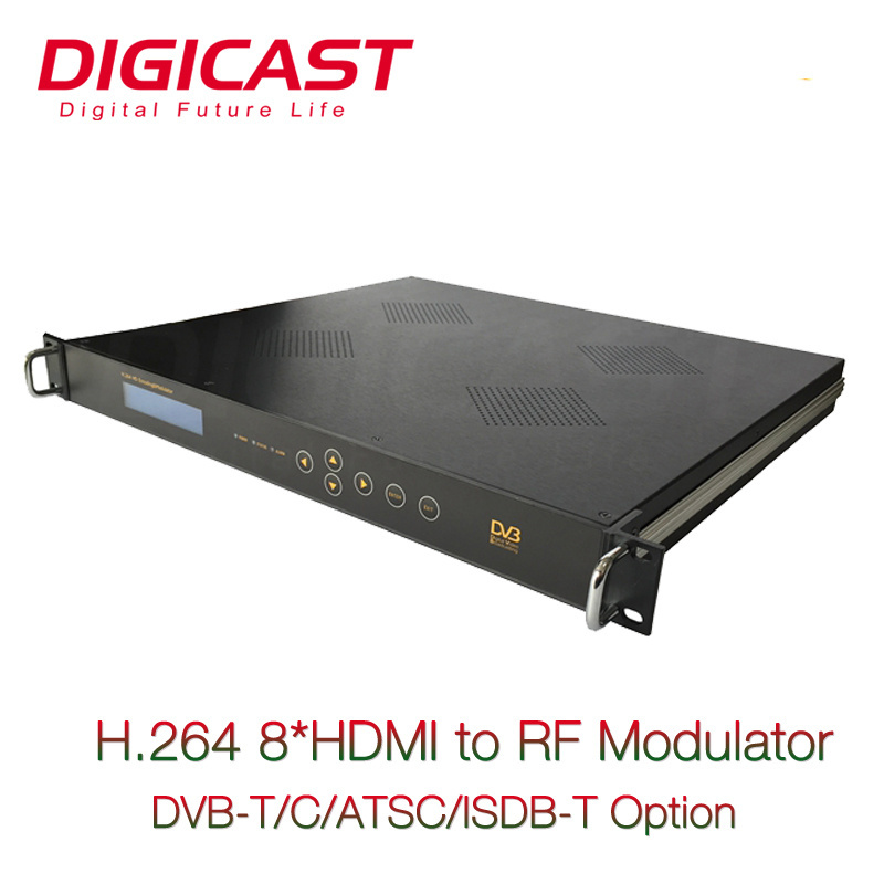 WIFI Module Tuner In H.264 HD Encoding Low Cost DVB-T HEVC Encoder Modulator Digital