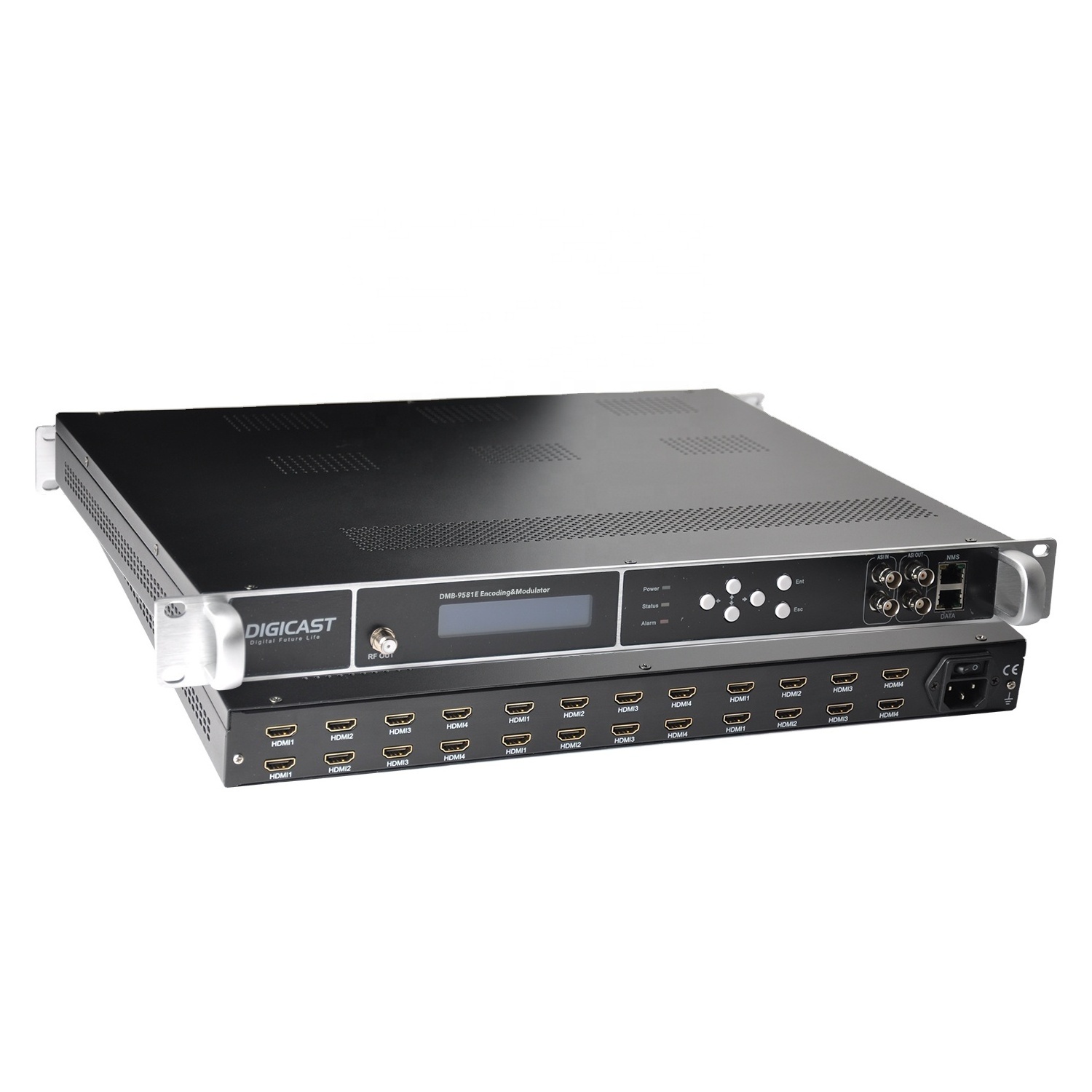 Digital headend Modulator multi channel hd to 16 DVB-T/DVB-C/ATSC/ISDB-T encoder modulator