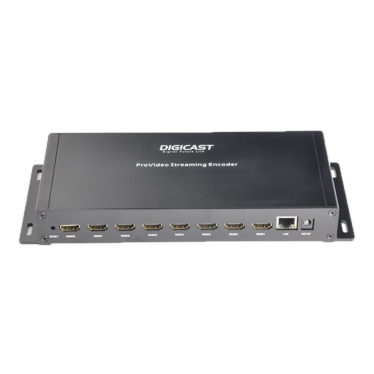 DIGICAST H264  H265 HEVC 8 HDMI TO SRT RTMP HLS RTP UDP Encoder HD TO IP Converter