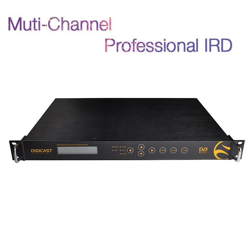 Digital HD/SD MPEG2/H.264 2*Tuner HD/SD DVB-T Receiver IRD Satellite Receiver Integrated 4:2:2 Receiver Decoder