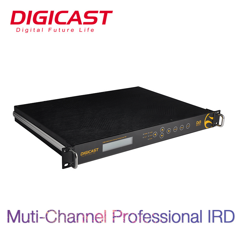 Digital HD/SD MPEG2/H.264 2*Tuner HD/SD DVB-T Receiver IRD Satellite Receiver Integrated 4:2:2 Receiver Decoder