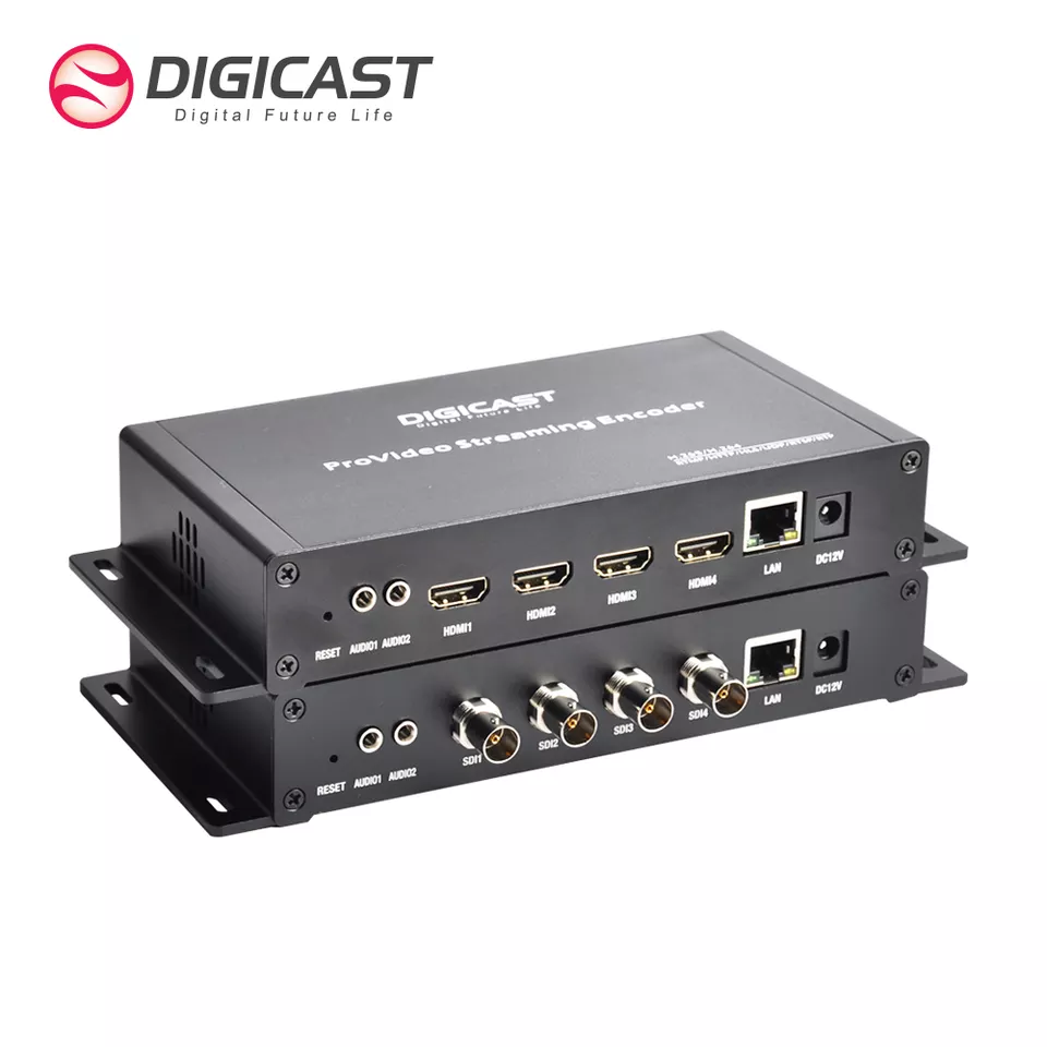 DMB-8904A-EC 4 Channels H.264/H.265 Full HD 1080P@30fps Video Encoder