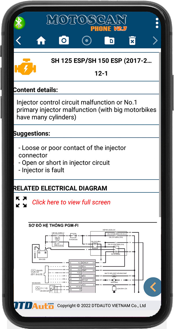 Motoscan Phone Smart Diagnostic Device To Diagnose Read all KEYID# and ECMID from vehicle SCU