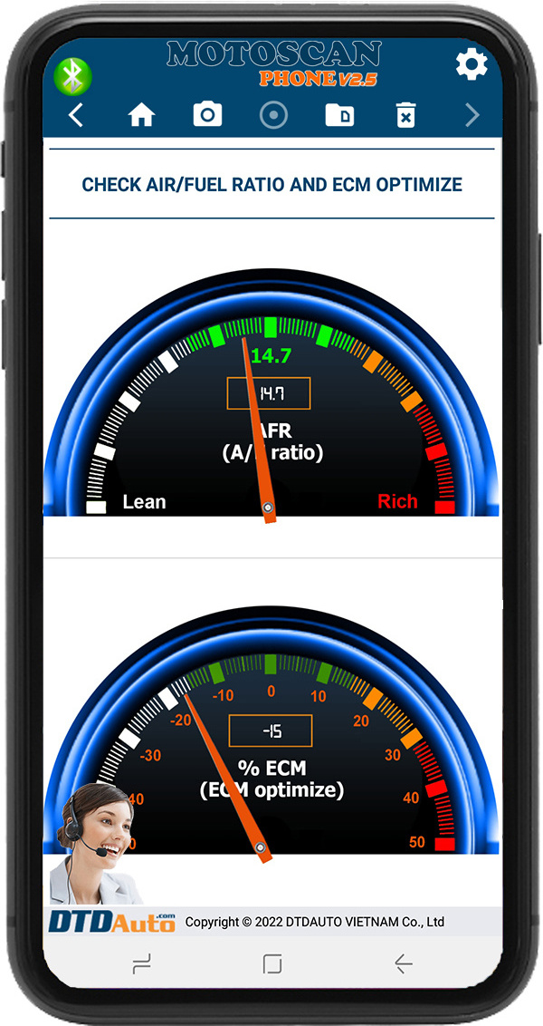 DTDAuto Vietnam - MOTOSCAN PHONE Used To Identify Fault, Repair Fault For Engine & ABS System, Auto Program Smart Key