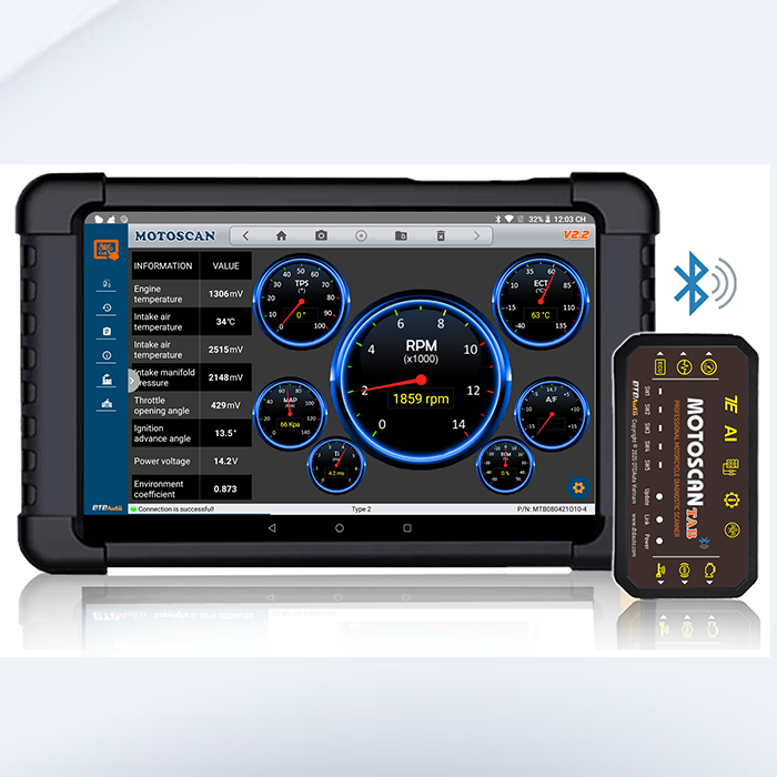 Motoscan Tab diagnostic tools motorcycle Smartkey tool Electrical wiring diagram ECU Simulator tester Weight: 2.5 kg