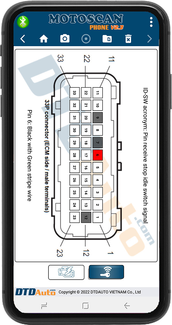 Motoscan Phone Full Option Measure engine speed (RPM) for all carburetors and PGM-FI/FI with DIY ECU motorbikes