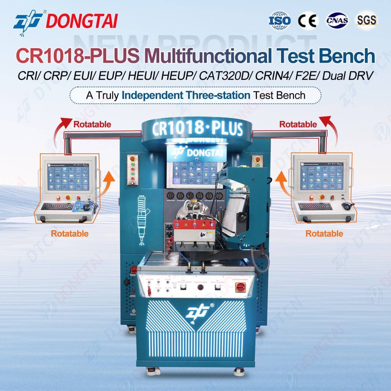 CR1018-PLUS Multifunctional Test bench For testing CRI/CRP/EUI/EUP/HEUI/CAT320D/CRIN4/F2E/DRV