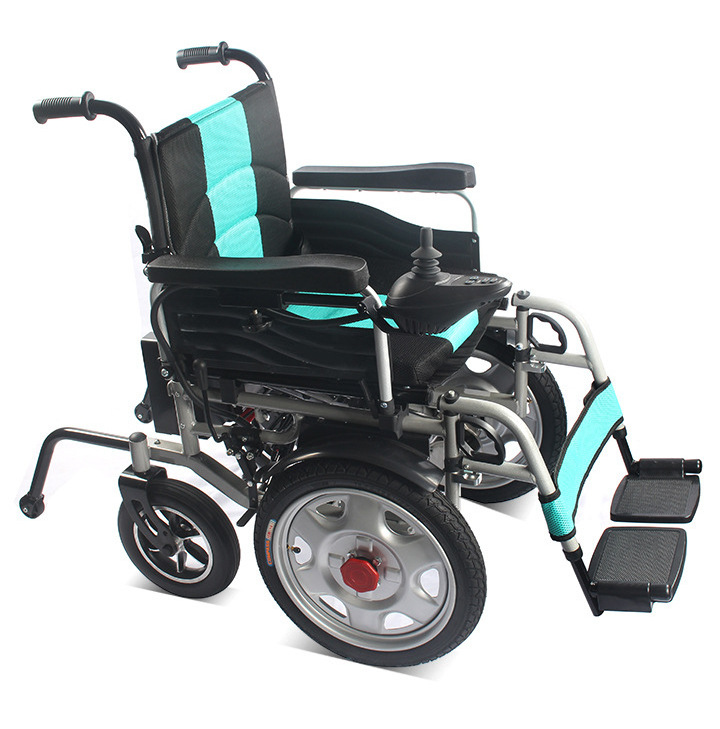 Front Wheel Drive Climbing Folding Portable the elderly people disabled breathable reinforced safety Ramp Electric Wheelchair