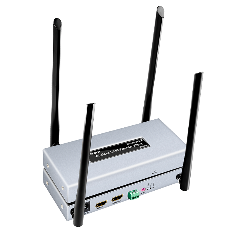 Dtech long-distance TX RX 500m audio and video HD 1080p@60hz 4k 3d HDMI rs232 wifi hdmi wireless transmitter and receiver