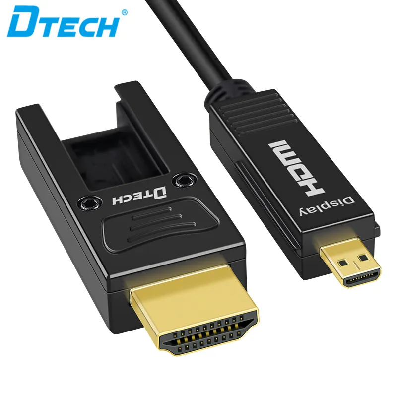 DTECH 1080P 60Hz HDTV Detachable Connector 5M HDMI Cable Custom 4K 18Gbps HDMI Fiber Optic Cable