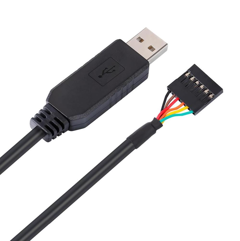 DTECH FTDI USB to TTL Serial 3.3V Adapter Cable 6 Pin 0.1 inch Pitch Female Socket Header UART IC FT232RL Chip Window 10 8 7 Li