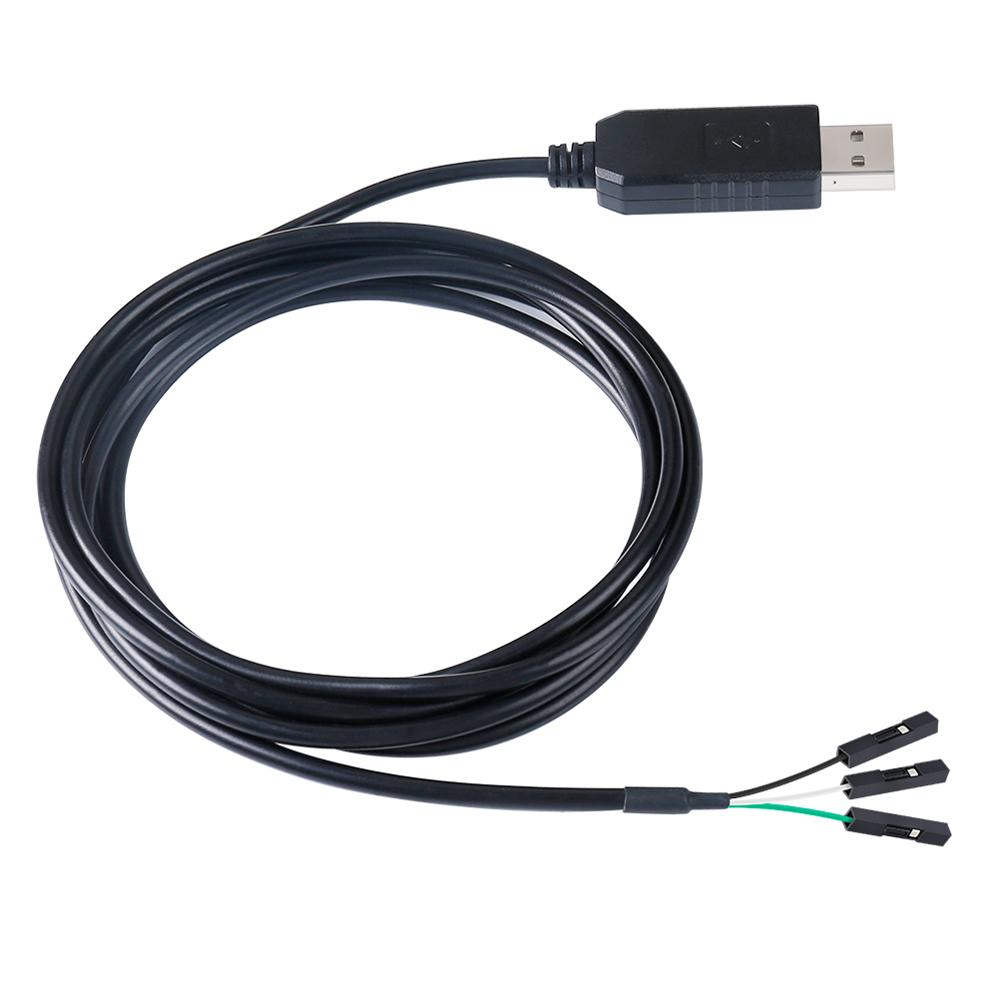 Dtech USB 2.0 Standard Adapter Cable Support Windows 8/9 USB to TTL 3 Pin Serial Converter Cable