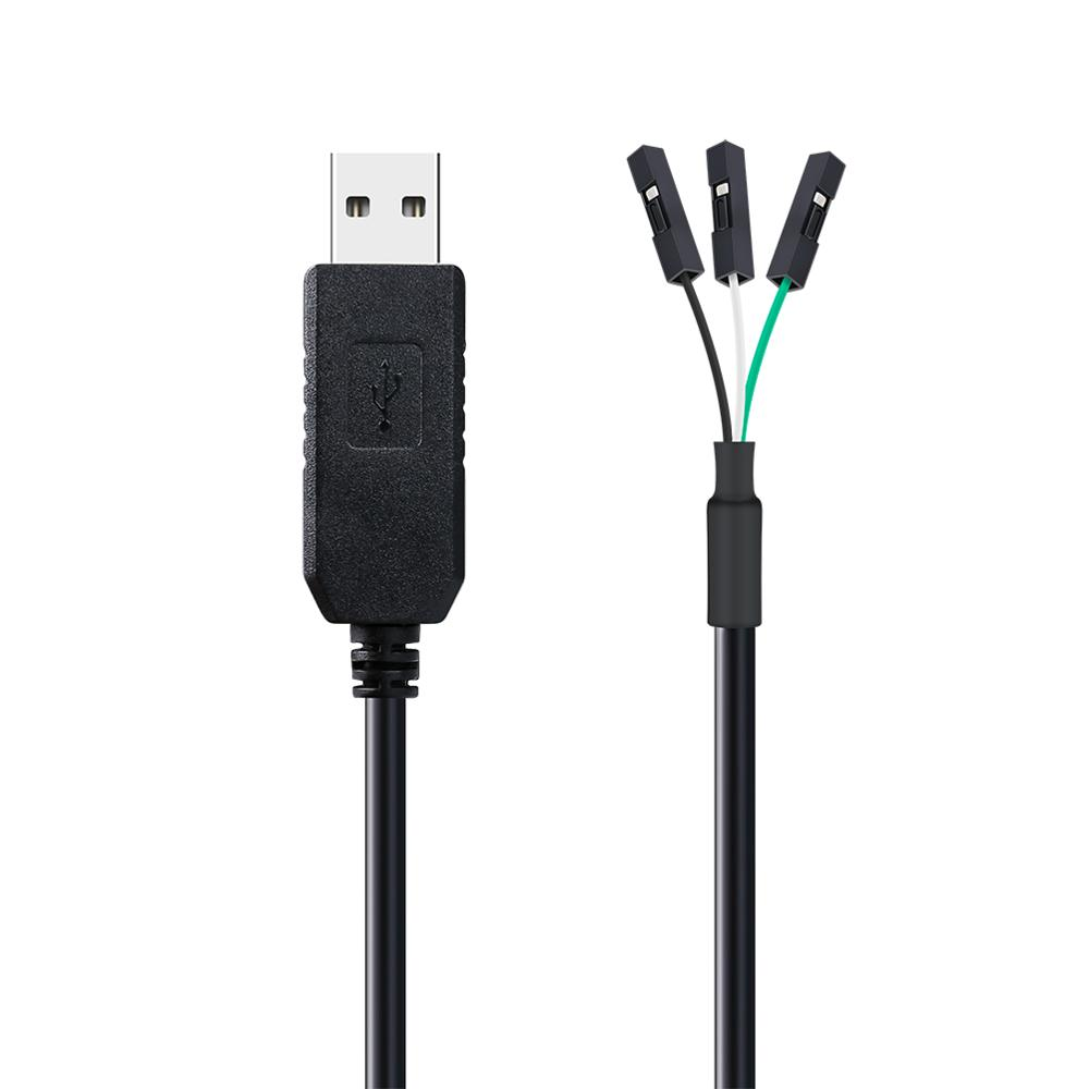 Dtech USB 2.0 Standard Adapter Cable Support Windows 8/9 USB to TTL 3 Pin Serial Converter Cable