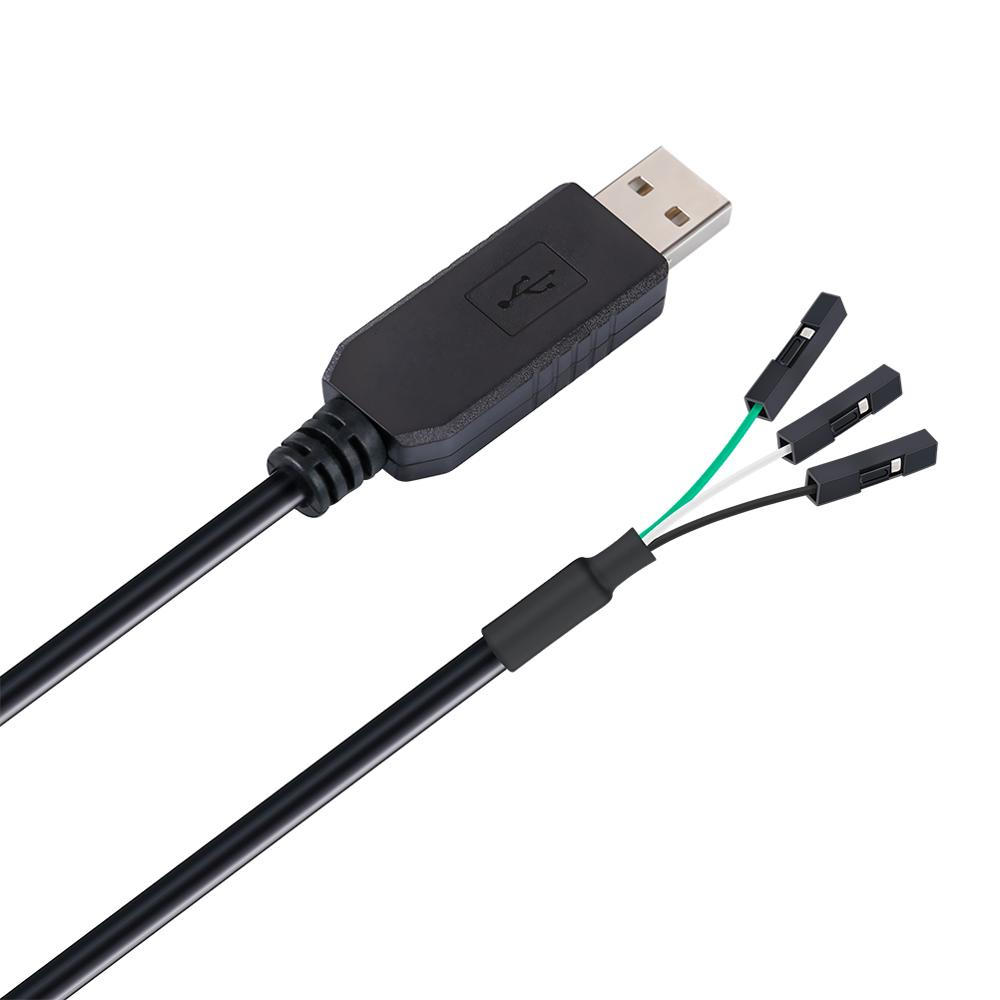 Dtech USB 2.0 Standard Adapter Cable Support Windows 8/9 USB to TTL 3 Pin Serial Converter Cable