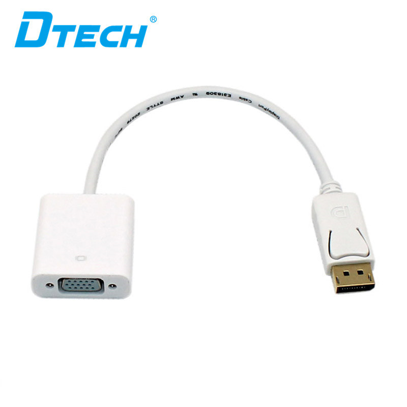 DTECH adapter DP to VGA converter high speed 1080P display port V1.1 male to VGA female HD cable