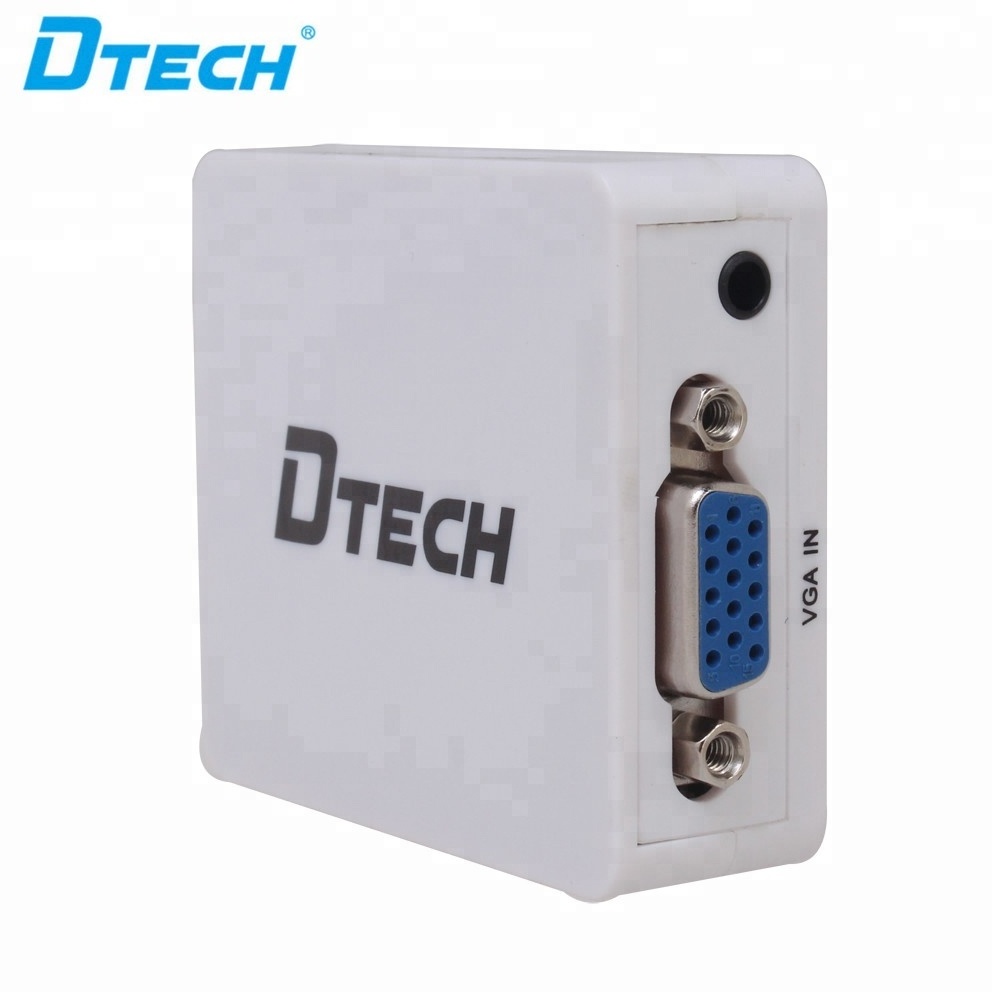 DTECH high frequency HD 1080p  vga to hdmi audio video data converter