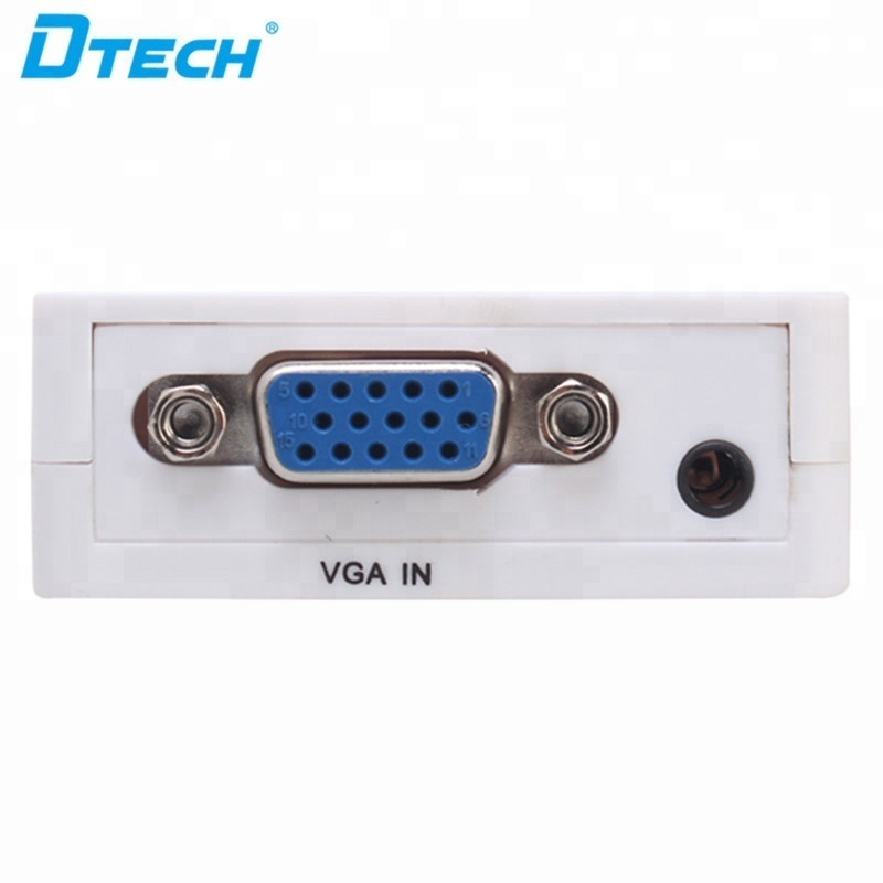 DTECH high frequency HD 1080p  vga to hdmi audio video data converter