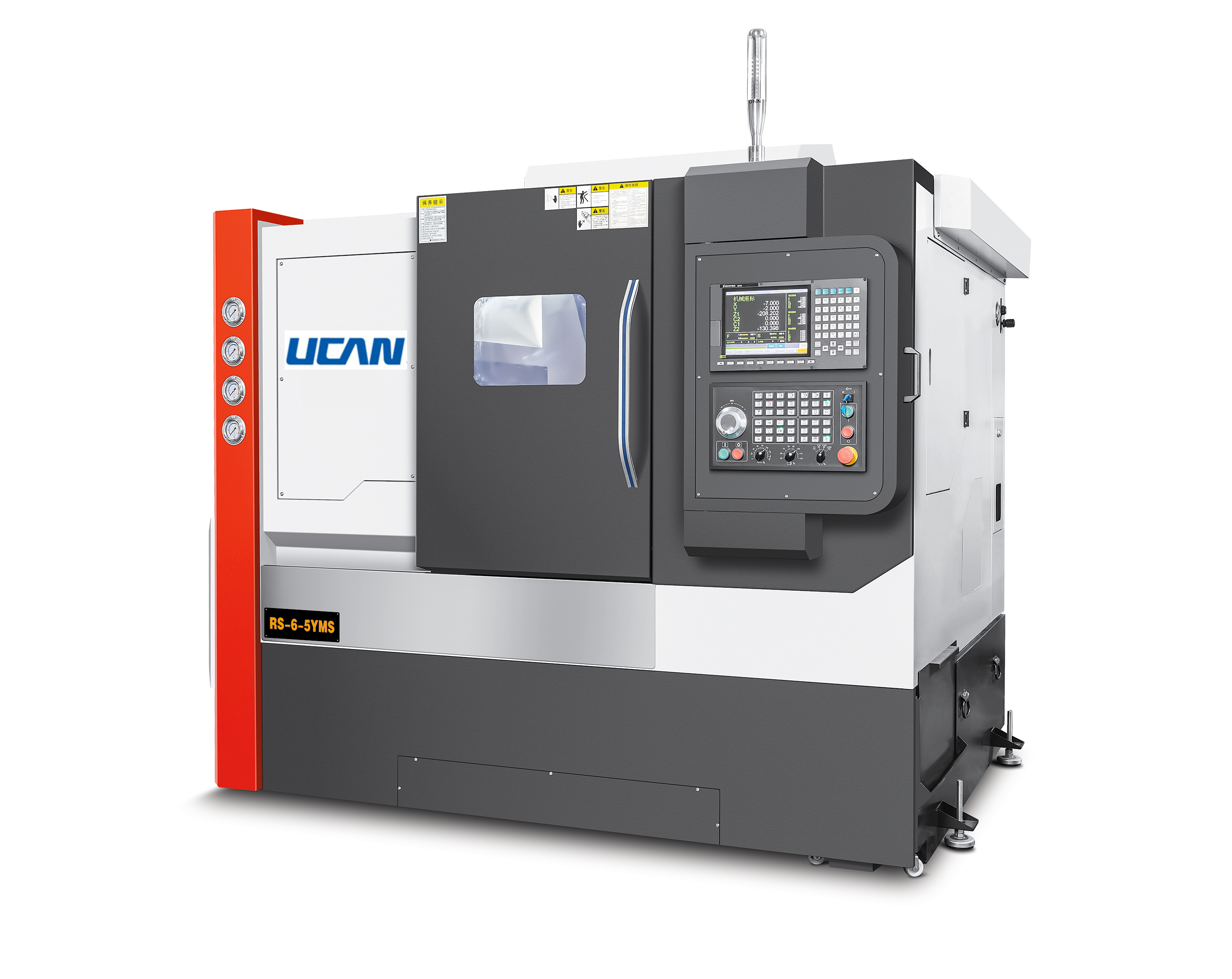 Small Single Y-axis Dual Spindle Turning And Milling Composite Lathe