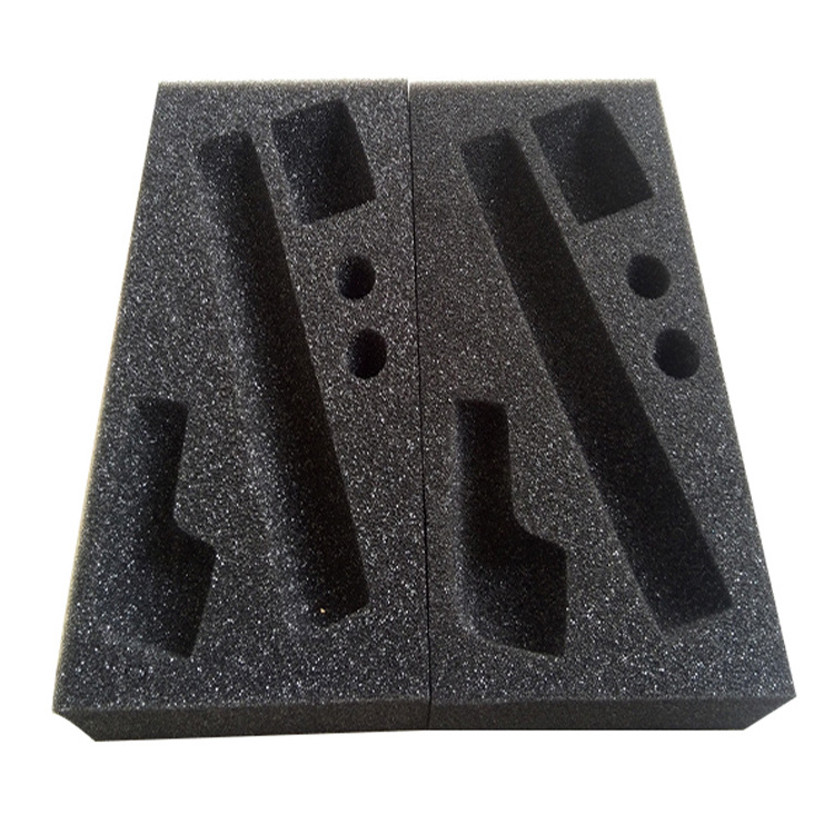 Custom corrugated cartboard shipping tools box packaging polyurethane sponge inserts die cut foam insert