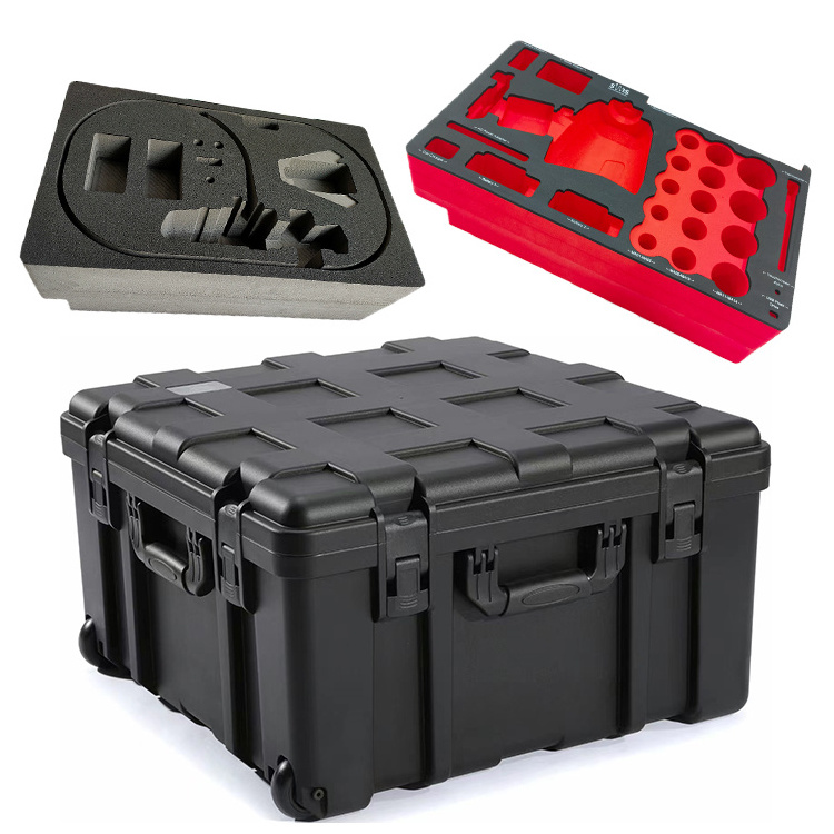 Customizable Foam inserts fit all types of waterproof and shockproof plastic  drone Toolbox foam insert