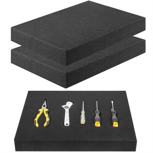 Insulation Cuttable Sponge Foam Inserts Polyurethane Pu Foam Sheet for Toolbox Camera Storage Crafts