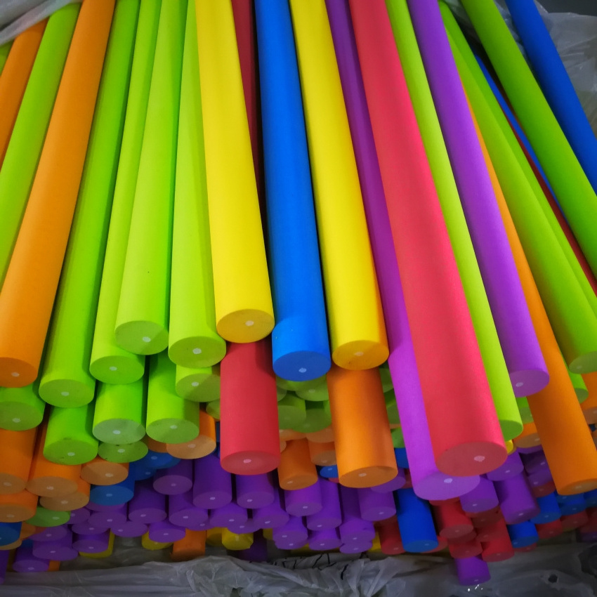 High Density Colored Pipe Insulation Customized Colorful Handle Tube Protective Solid EVA Foam Tube