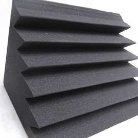 Double Thick Studio Acoustic PU and Melamine Wedge sound absorbing foam panels