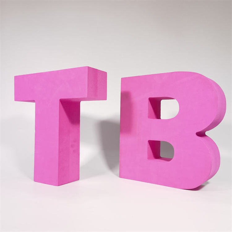 High Quality Outdoor 3D Foam Alphabet Letters Free Standing EVA Foam Letters for Decoration