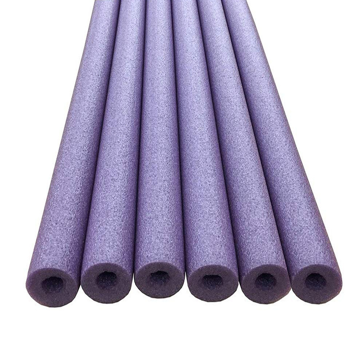 Hot selling rubber hollow solid round foam tube epe foam solid rod epe foam roller for transportation protection