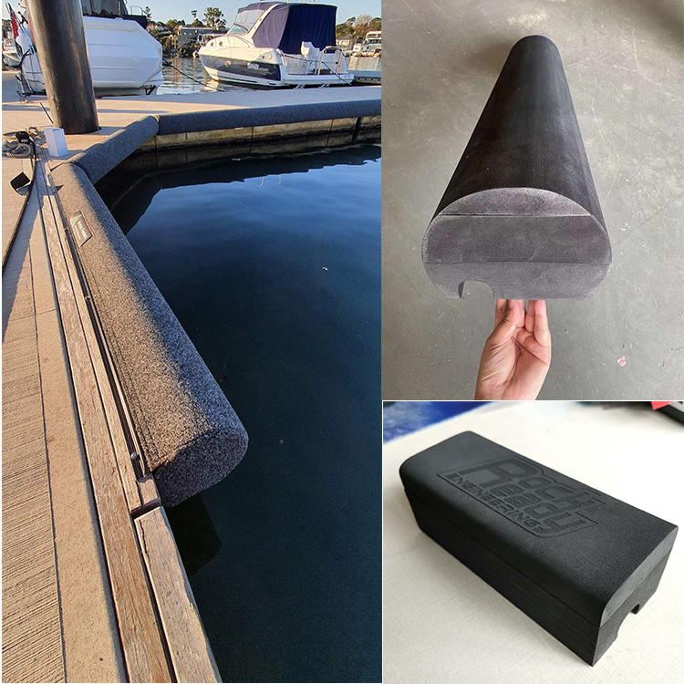 Wire cutting process to cut EVA/EPE foam to make different types of shaped marine fenders to protect boats yacht foam bumper