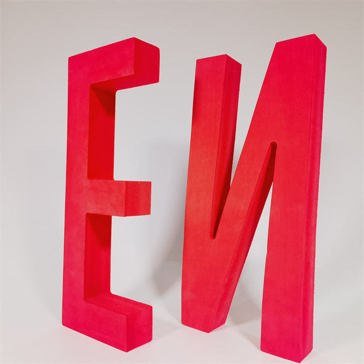 High Quality Outdoor 3D Foam Alphabet Letters Free Standing EVA Foam Letters for Decoration