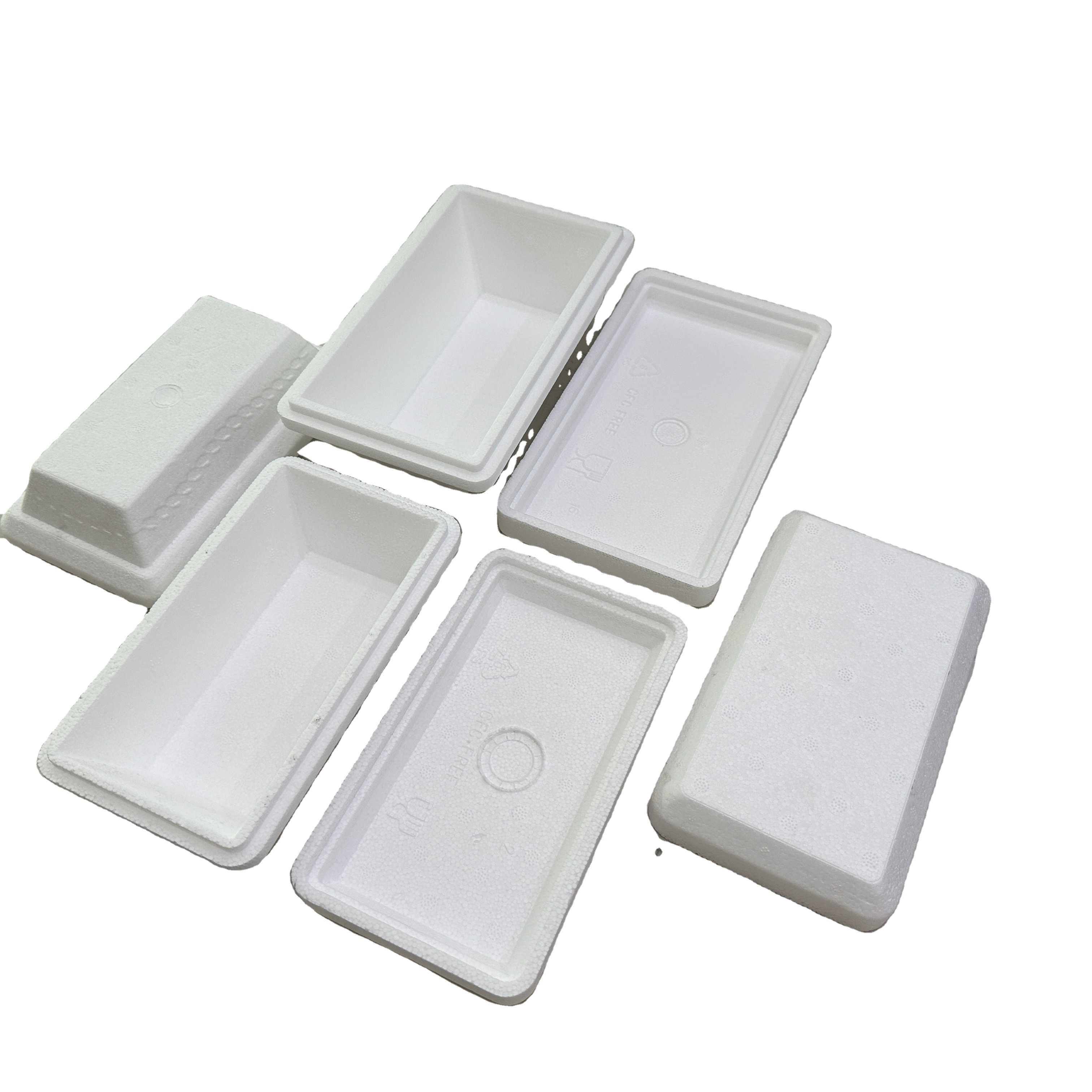 customized  Factory Prices Foam Eps Expandable Polystyrene Beads Resin Raw Material EPS foam inserts EPP  Cake Box ice cream box