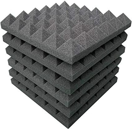 2 Inches Thick Sound Proof Padding for Wall Pyramid Acoustic Foam Panels