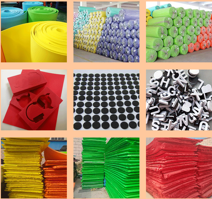 DT wholesale Multicolor eva foam sheet roll eva sheet custom cut EVA foam insert