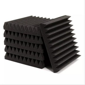 Double Thick Studio Acoustic PU and Melamine Wedge sound absorbing foam panels