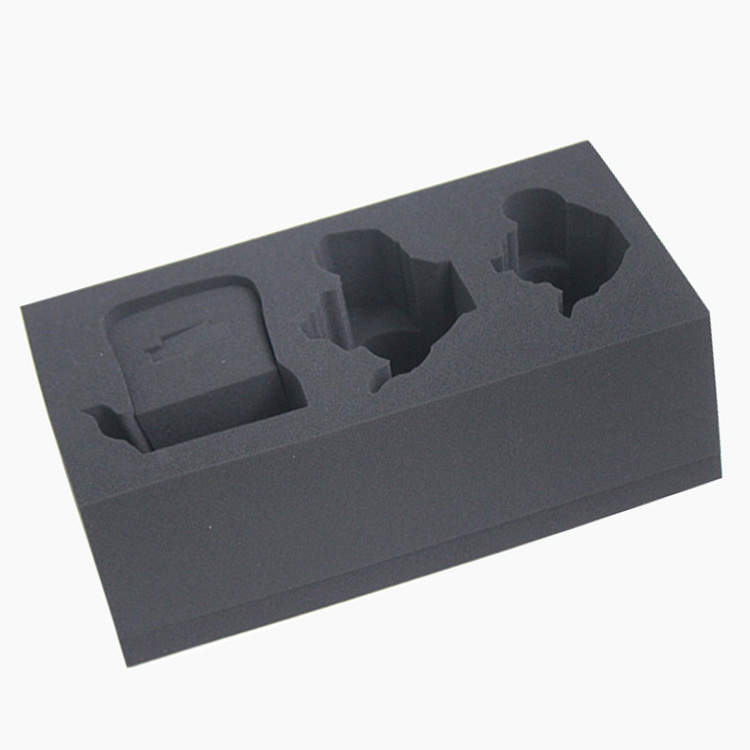 Custom corrugated cartboard shipping tools box packaging polyurethane sponge inserts die cut foam insert