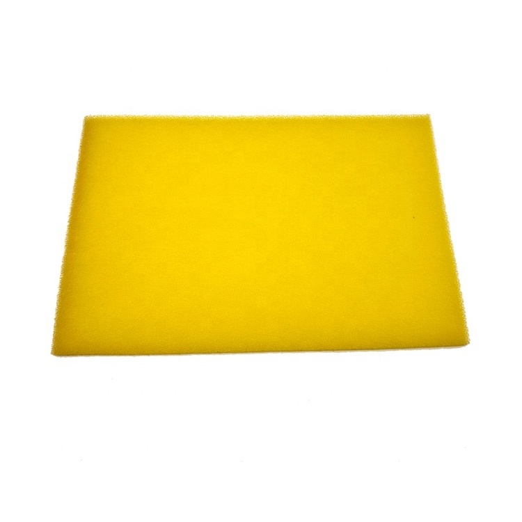 Water absorbent polyurethane foam carbon open cell filter sponge sheet