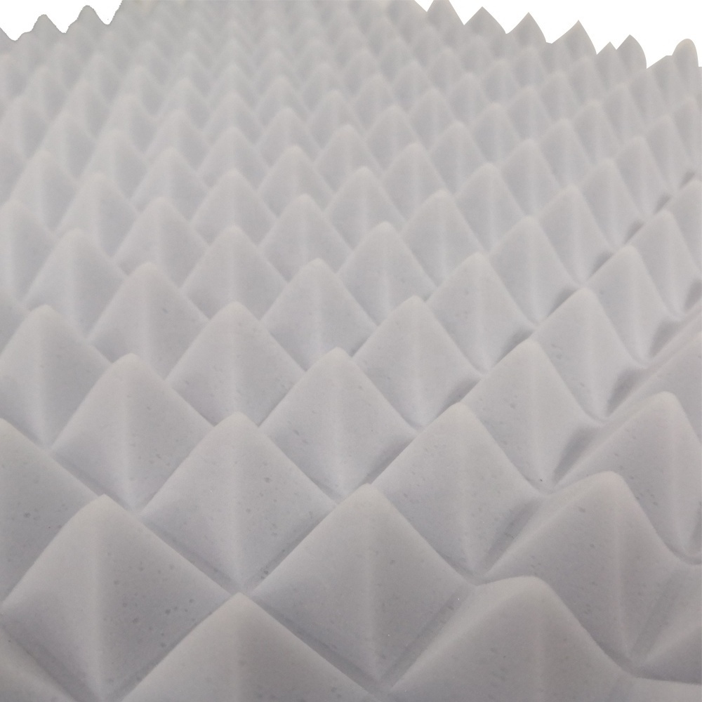 Double Thick Studio Acoustic PU and Melamine Wedge sound absorbing foam panels