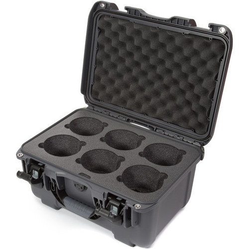 Custom shockproof waterproof transport storage protects hard plastic camera case with custom shaped foam inserts