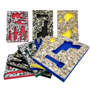 Custom storage drawer tool box foam organizer liner trays inlay camouflage eva foam insert for cases