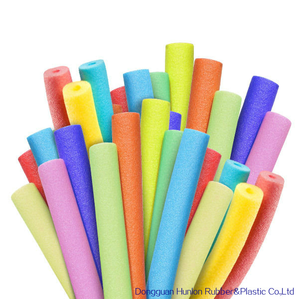 polyethylene foam tube solid epe foam tube for Transport protection and swim flotation