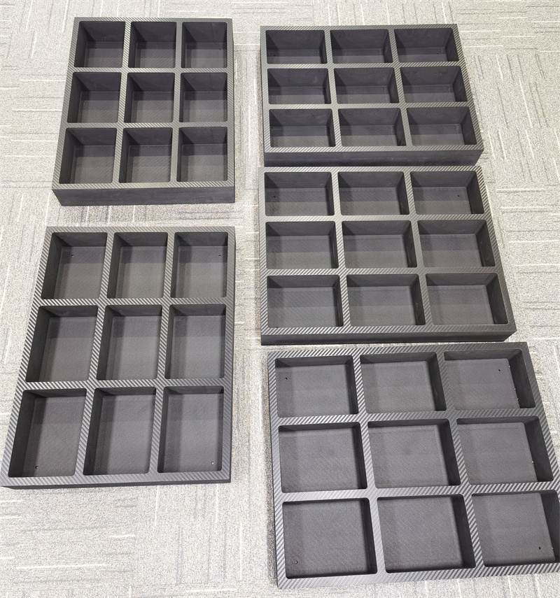 Custom Workshop Tool Drawers High Density 3D Carbon Fiber Texture EVA Foam Insert