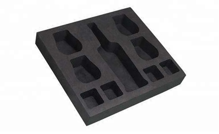 Custom Die Cut Foam Insert Soft Polyurethane Sponge Box Insert For Protective Packaging