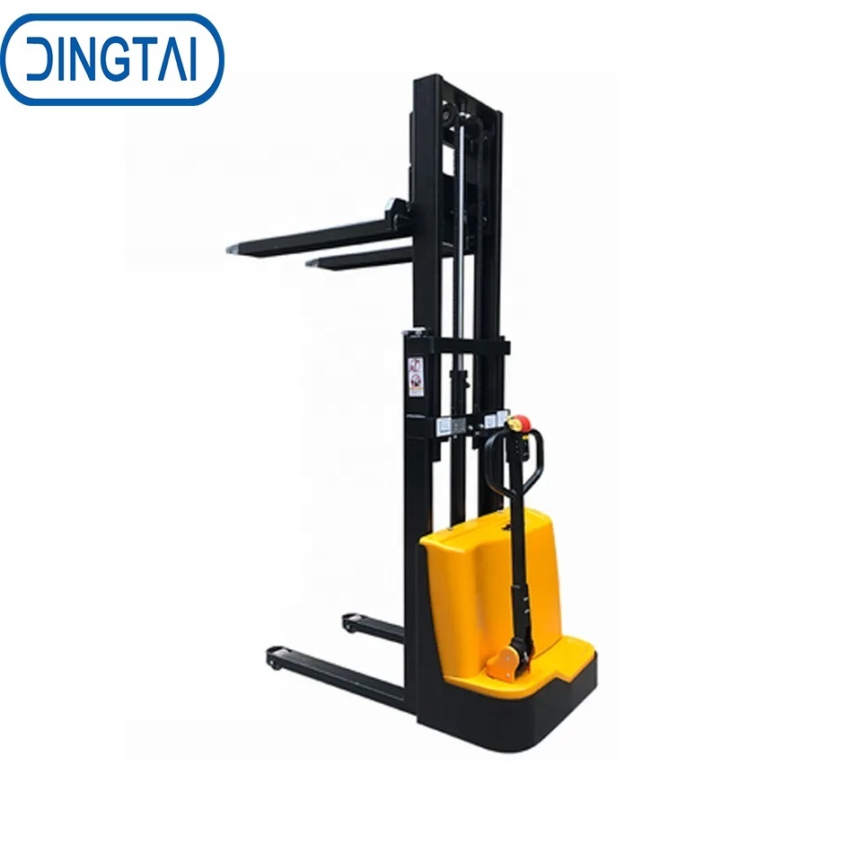 Portable Electric Forklift 1.5 Ton Hand mini electric lifter stacker forklift