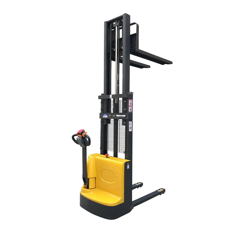 Portable Electric Forklift 1.5 Ton Hand mini electric lifter stacker forklift