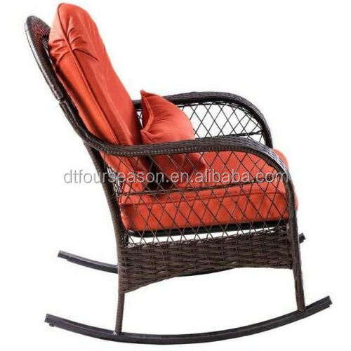 Patio Rattan Wicker Rocking Chair Modern