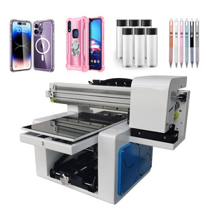 5 Color Uv Printer Digital Uv LED Flatbed Metal Phone Case Bottle Pen Printing Machine